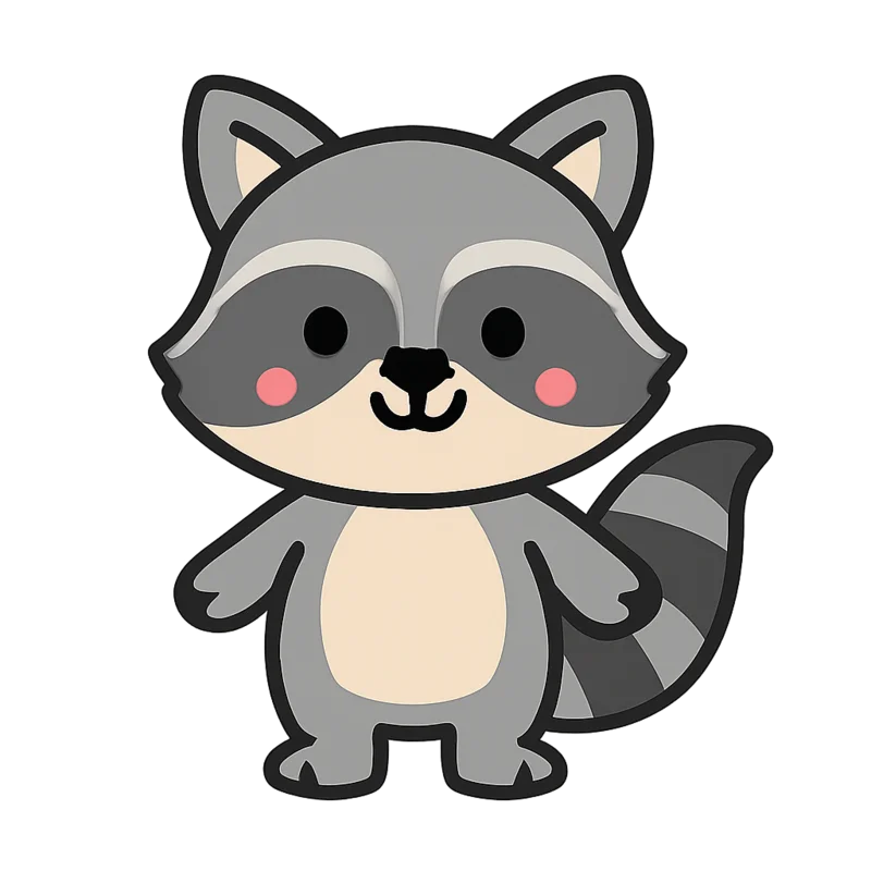 racoon - Cartoon